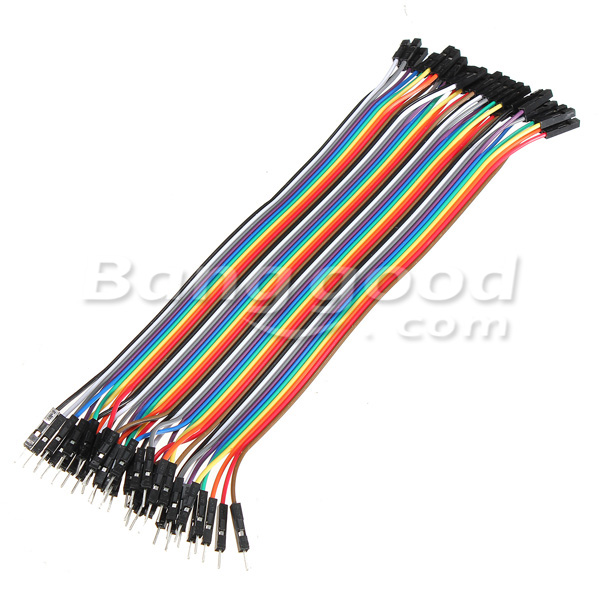 40pcs 20cm Male To Female Jumper Cable Dupont Wire For Arduino 8