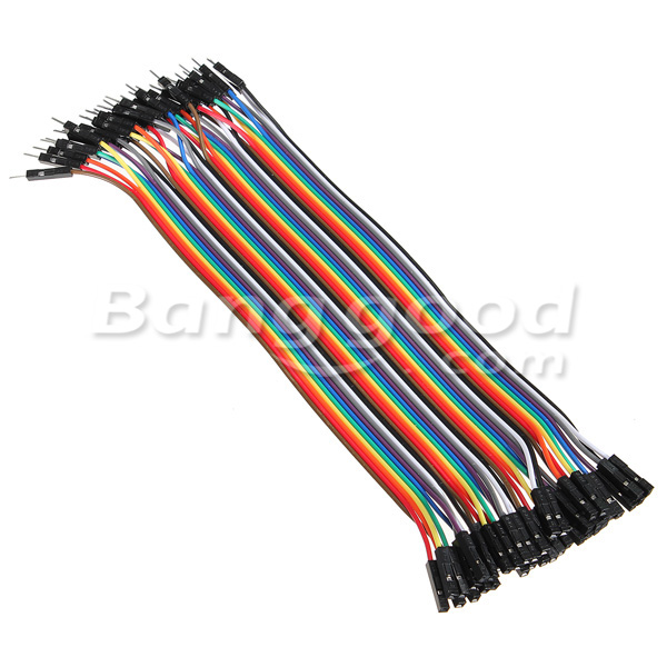 40pcs 20cm Male To Female Jumper Cable Dupont Wire For Arduino 9
