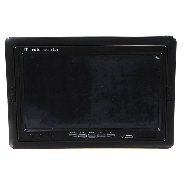 7 Inch TFT Color LCD Dual-Input Car Monitor with Remote Controller