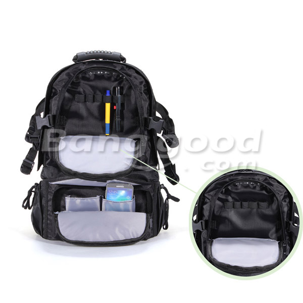 Waterproof Nylon Camera Backpack Bag With Rain Cover For Canon Nikon 45