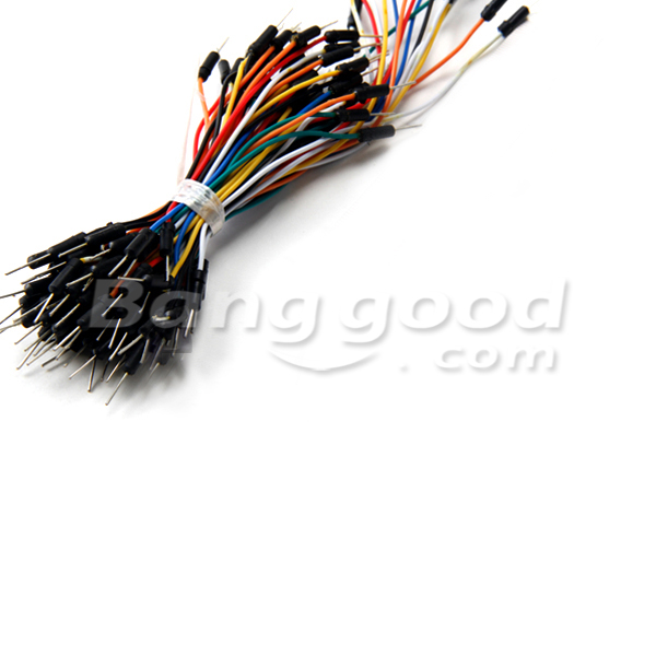 MB102 Power Supply and 65pcs Jumper Cable Dupont Wire and 400 Holes Breadboard Kit 15