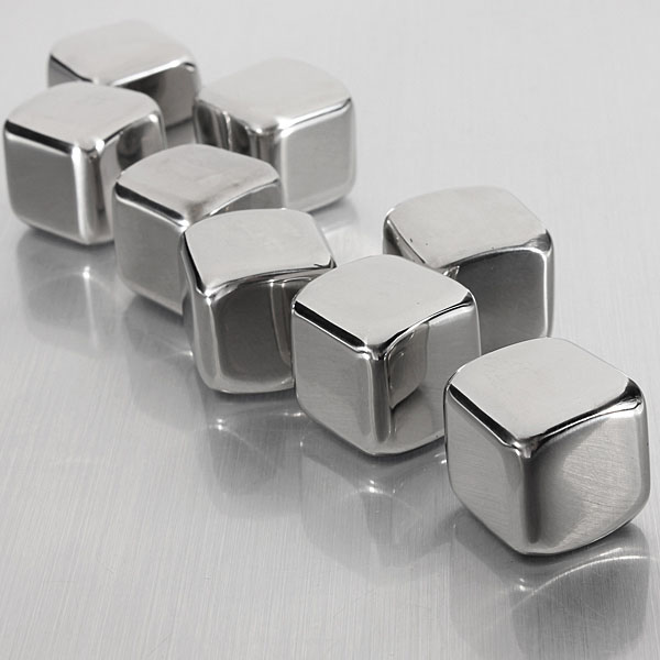 stainless steel whiskey stones
