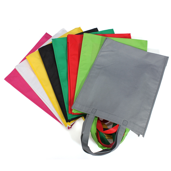 Shopping Cloth Fabric Bag Pure Color Tote Bag Shoulder Bag