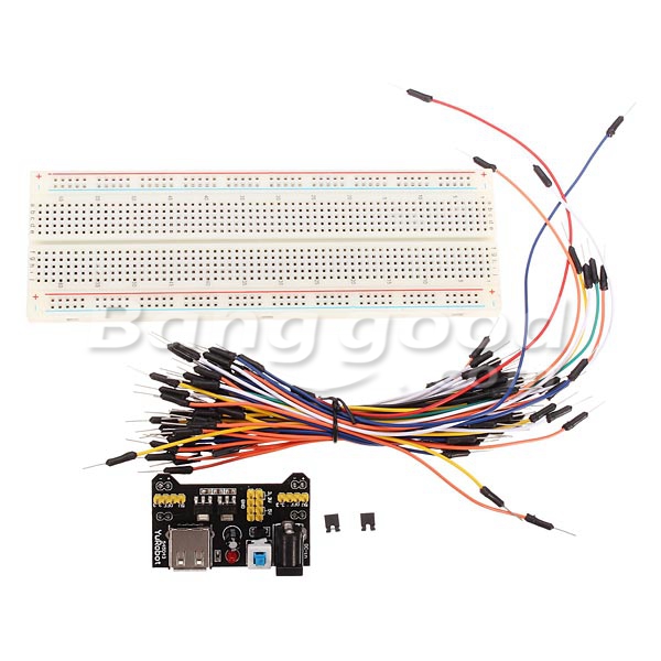 3pcs Geekcreit® MB-102 MB102 Solderless Breadboard + Power Supply + Jumper Cable Dupont Wire Kits For Arduino 6