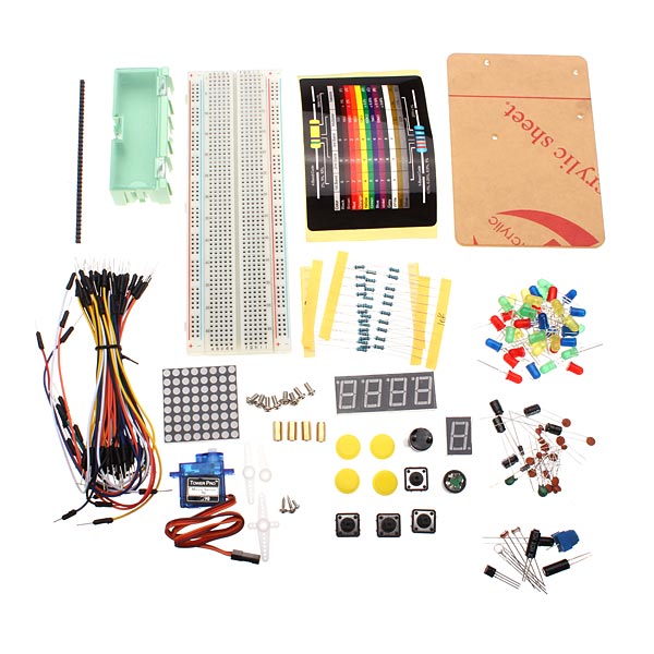 

Electronic Component Parts Pack Starter Beginner Kit For UNO Arduino