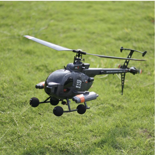Extra 5% OFF FX070C 2.4G 4CH 6-Axis Gyro Flybarless MD500 Scale RC Helicopter by HongKong BangGood network Ltd.