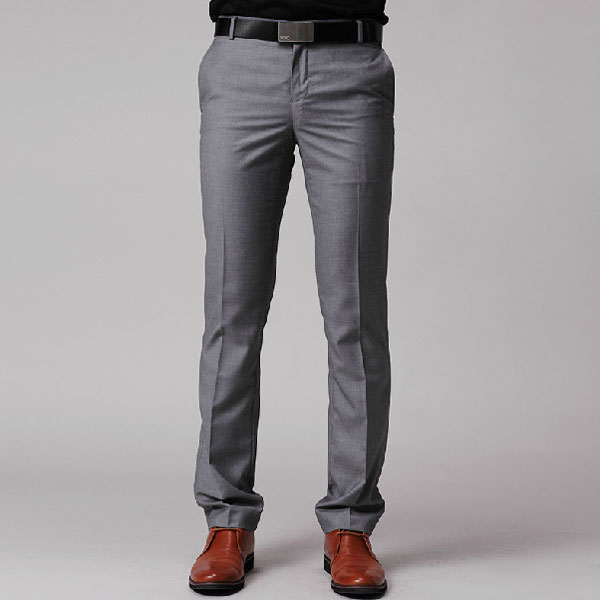 Men's Slim Fit Business Dress Pants Casual Suit Pants - US$17.56