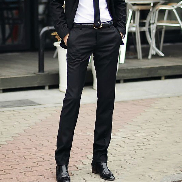 Men's Slim Fit Business Dress Pants Casual Suit Pants - US$17.56