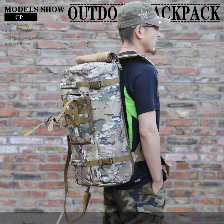 IPRee 60L Outdoor Tactical Rucksack Backpack Trekking Camping Hiking  Bag Pack