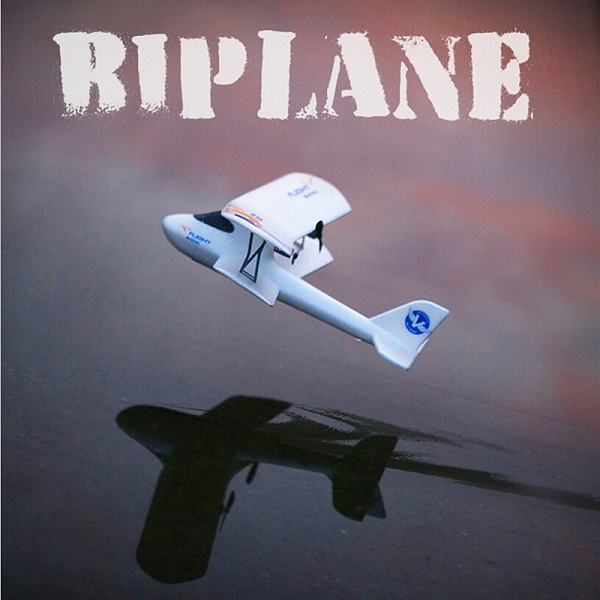 Transjoy 2.4G 2CH EPP Mini Indoor Biplane RC Airplane RTF