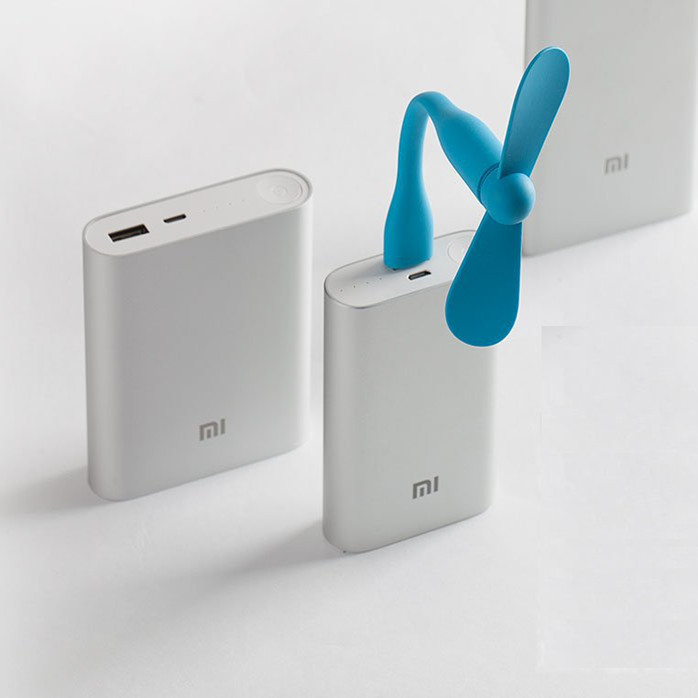 Dagaanbieding - Original Xiaomi Portable Flexible USB Mini Fan For Power Bank Laptop dagelijkse koopjes