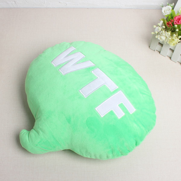 Bubble Rectangular Shaped Letters Hold Pillow Cushion Soft Stuffed Toy - US...
