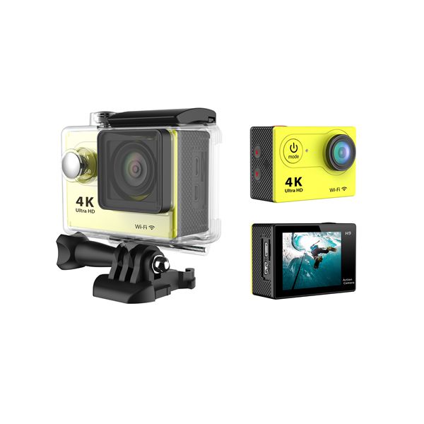 Kamera sportowa Eken H9 wraz masą dodatków, 4K, 170 stopni, DVR za 212zł (z pkt 193zł)- EU Banggood