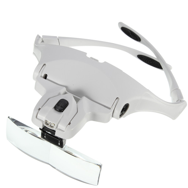

1.0X 1.5X 2.0X 2.5X 3.5X Magnifier Loupe Magnifying Glasses With 2 LED Lights Lamp