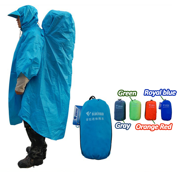 

New Outdoor Sports Multi-functional Raincoat Polyester Waterproof Camping Rainwear