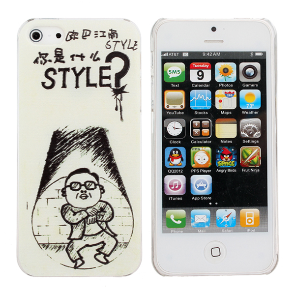 

Funny Gangnam Style Dance Pattern Hard Case Cover For iPhone 5 5G