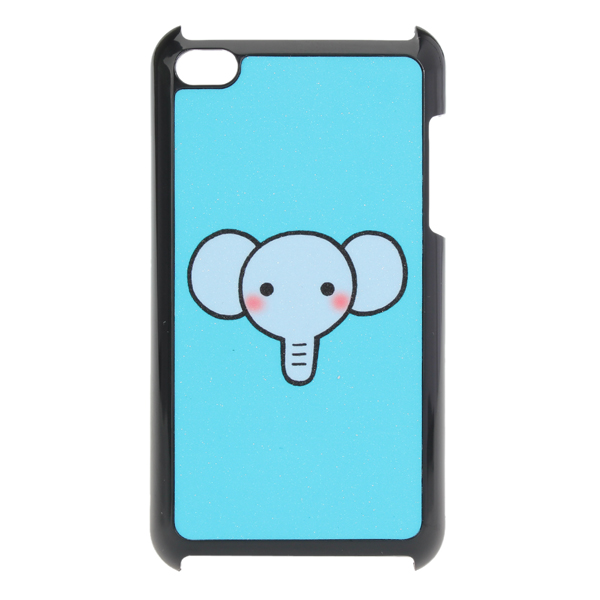 

Super Cute Cartoon Elephant Blue Hard Case For iPod Touch 4 4G