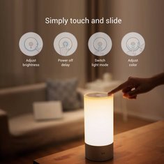 Original Xiaomi Yeelight Bedside Lamp RGB Wireless Touch Control Night Light For Cellphone