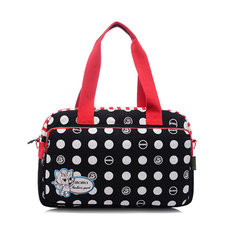 Women Nylon Light Dot Tote Handbags Outdoor Candy Color Cute Animal Shoulder Bags Crossbody Bags