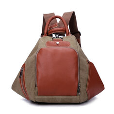 Women Men Vintage Canvas Handbags Casual Shoulder Bags Backpack Students School Bags