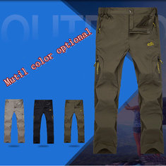 Mens Cargo Pants Multi Pockets Casual Cotton Pants Work Overalls - US$32.64