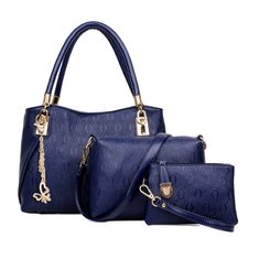 Women Elegant Bags 3 Sets Casual Irregular Pattern Handbags Shoulder Bags Crossbody Bags Clutches