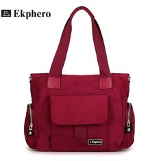 Ekphero Women Nylon Waterproof Handbags Casual Shoulder Bags Crossbody Bags