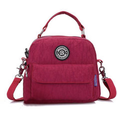 Women Multifunctional Nylon Bags Casual Light Handbags Waterproof Shoulder Bags Backpack