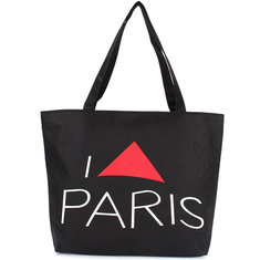 Women Canvas Paris Eiffel Tower Tote Casual Simple Shoulder Bags Large Capcity Shopping Bags