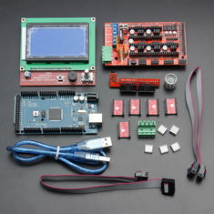 LCD12864 RAMPS 1.4 Board 2560 R3 Control Board A4988 Driver Kit For 3D Printer