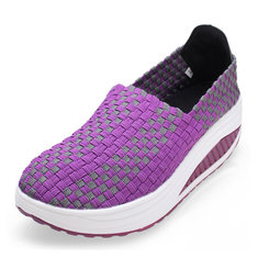 Women's Stretch Casual Breathable Knit Shook Shoes Sneakers