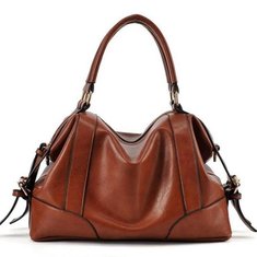Women PU Leather Retro Bag Women Messenger Bag Vintage Handbag