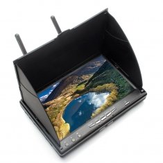 Eachine LCD5802S 5.8G 32CH 7 Inch Diversity Receiver Monitor with Build-in Receiver Battery