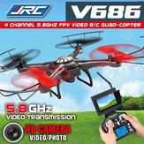 JJRC V686g 5.8G FPV Headless Mode RC Quadcopter with HD Camera Monitor