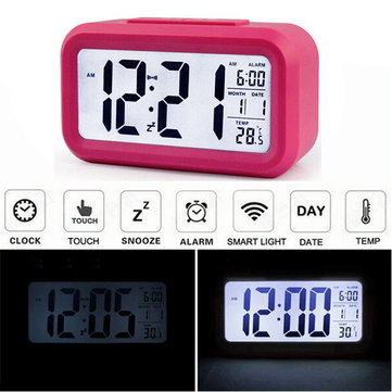 LED Digital Alarm Clock Time Calendar 