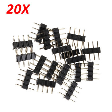 20X Black 4pin Male Connector

