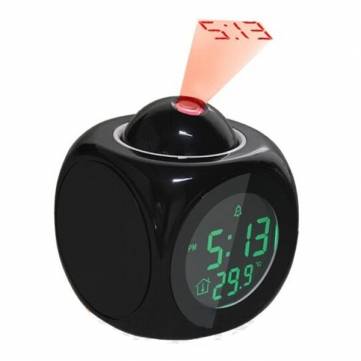 Multifunction LCD Talking Projection Alarm Clock Time