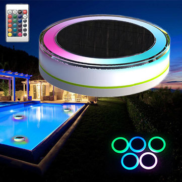 Remote Control Garden Solar Colorful LED Floating light