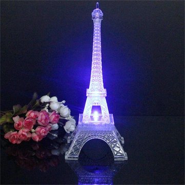 LED Mini Color Changing Eiffel Tower Night Light