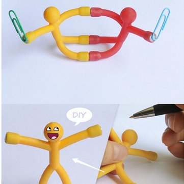 Mini Q-Man Magnet Cute Rubber Magnets Man Toy