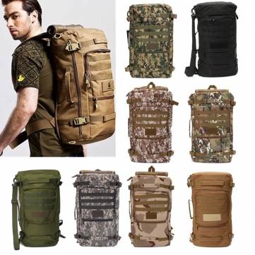 50L Tactical Military Trekking Backpack Rucksack Shoulder Bag For Camping Hiking