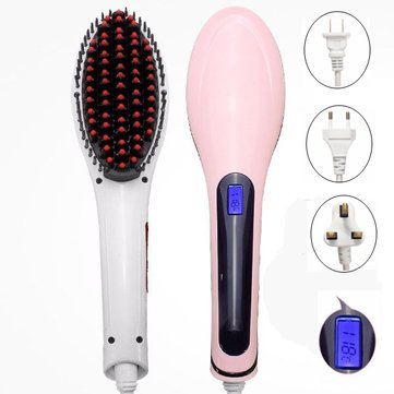 Electric LCD Fast Hair Straightener Hairstyling Tool