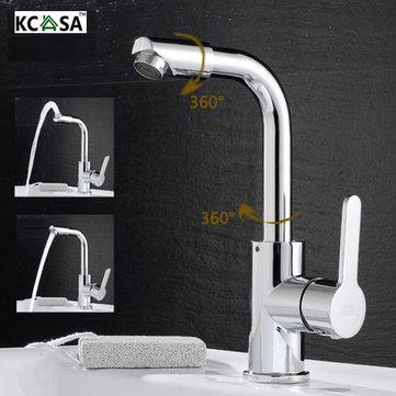 KCASA 720°Swivel Kitchen Bathroom Sink Tap