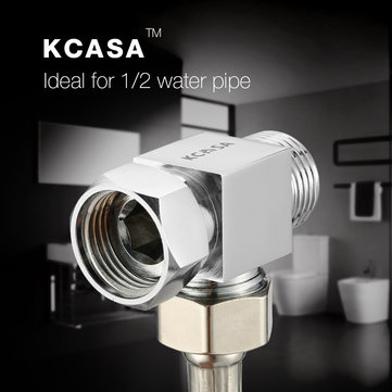 KCASA Three Way Connection Angle Valve Water Diverter