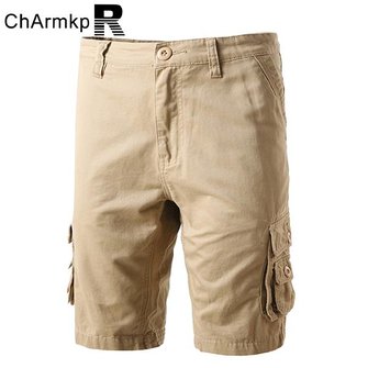 ChArmkpR Big Mens Cotton Shorts Casual Loose Cargo Shorts 
