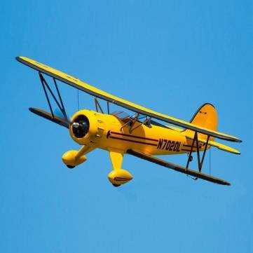 Dynam Waco Yellow 1270mm 50inch Wingspan RC Warbird PNP