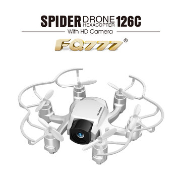 FQ777-126C Mini Spider With 2.0MP Camera Dual Mode RC Hexacopter