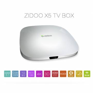 ZIDOO X5 Amlogic S905 Android 5.1 1GB\/8GB WiFi BT HDMI KODI Pre-installed TV Box Android Mini PC