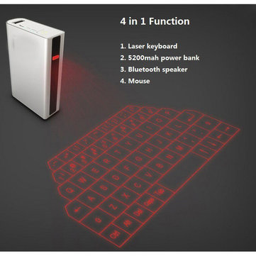 Wireless Bluetooth Laser Virtual Keyboard