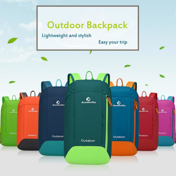 10L Outdoor Shoulder Backpack Rucksack Unisex Soft Bag Sports Camping Hiking